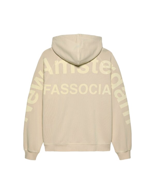 Logo Line Hoodie Turtledove - New Amsterdam Surf Association