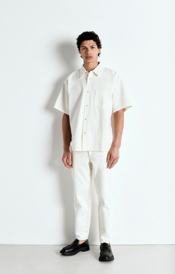 Jean Droit Jozastreet Off White - American Vintage – Image 3