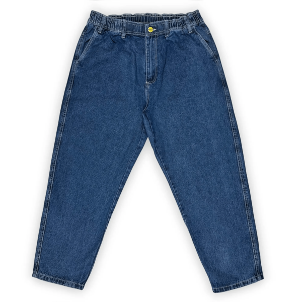 Denim Pants  Stone Washed - Bleu De Chine