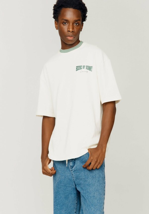 Community Tee White/Green - House Of Sunny – Image 3