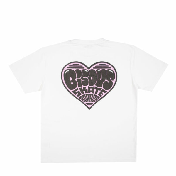 T-shirts Heart White - Bisous