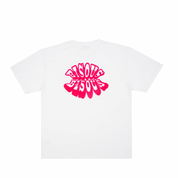 T-shirts Lips White - Bisous