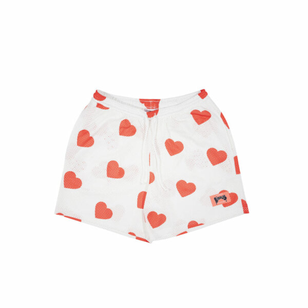 Short Moto Heart White - Bisous