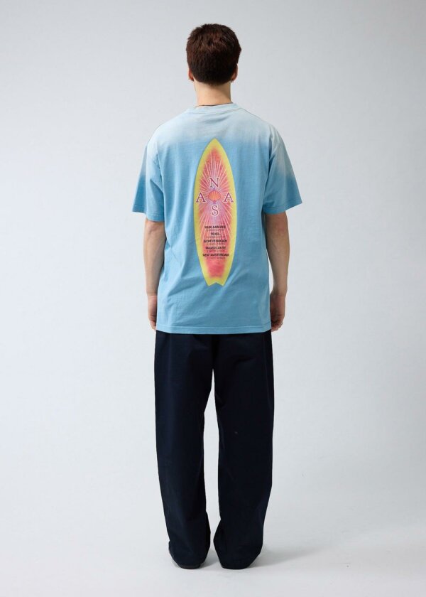 Surfboard Tee Washed Blue - New Amsterdam Surf Association – Image 4