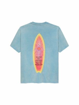 Surfboard Tee Washed Blue - New Amsterdam Surf Association