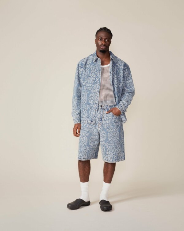 Mid Blue Macrame Rahul Shirt - Daily Paper – Image 3