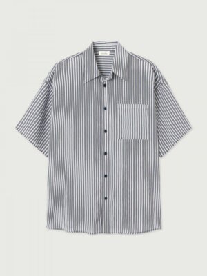 Chemise Zivow Rayures Ocean - American Vintage