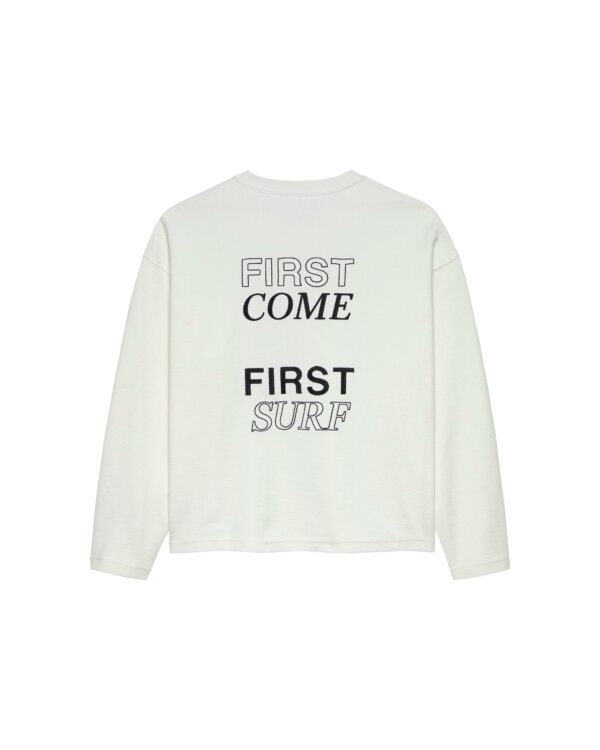 Inside Out Crewneck White - New Amsterdam Surf Association – Image 2