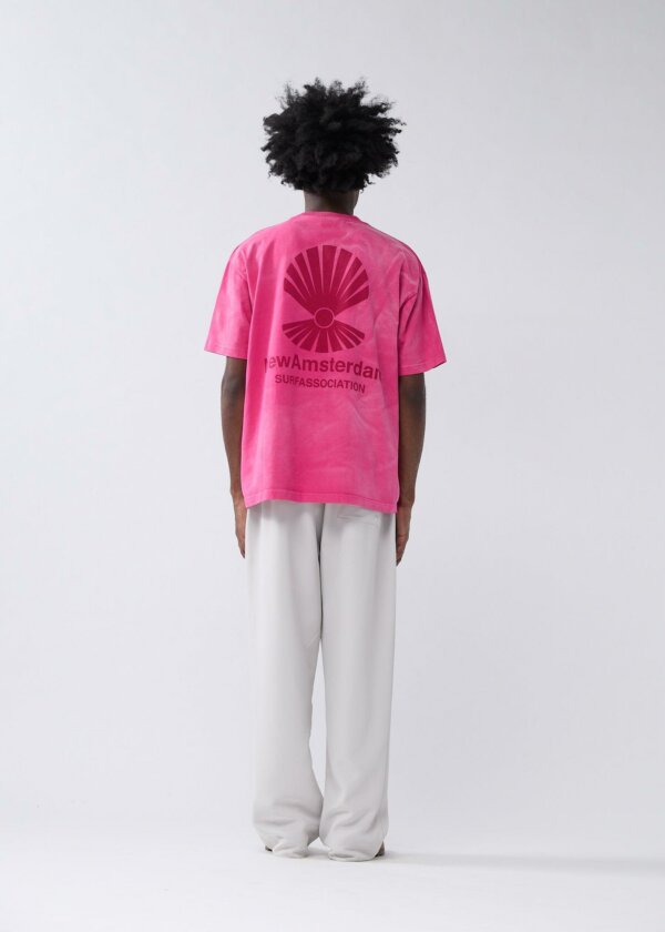 Oyster Tee Magenta - New Amsterdam Surf Association – Image 3