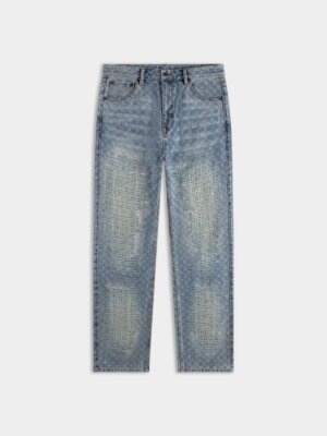 Blue Destroyed Amba Jeans - Daily Paper