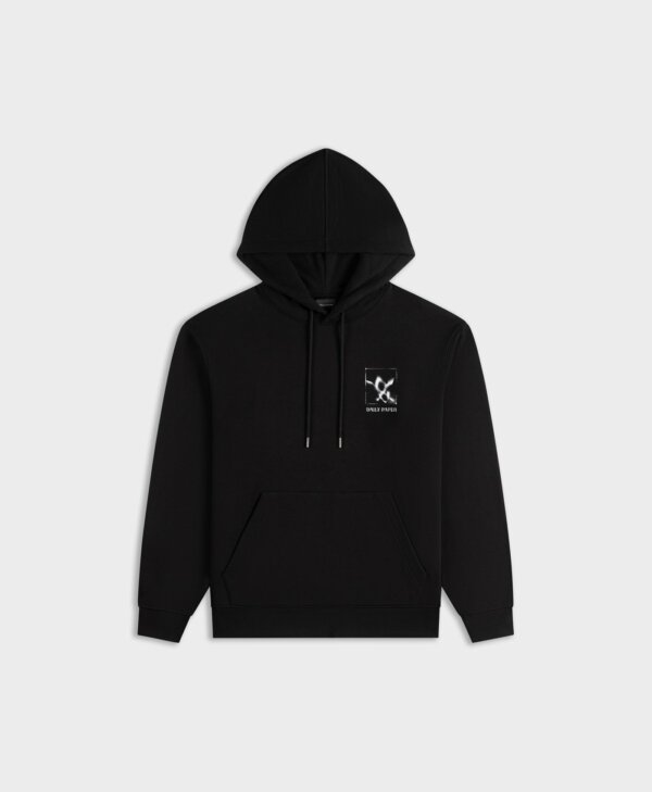 Black Shadow Grid Hoodie - Daily Paper