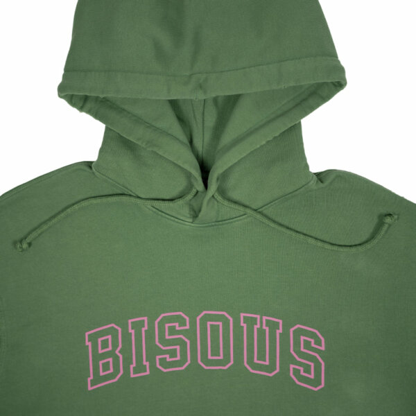 Hoodie College Used Green - Bisous – Image 2
