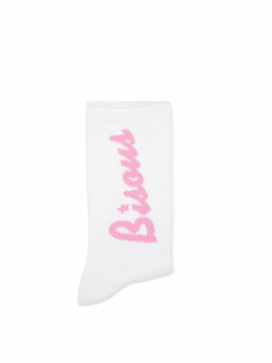 Socks Lounge White/Pink - Bisous
