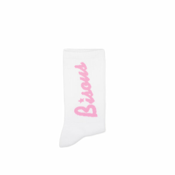 Socks Lounge White/Pink - Bisous