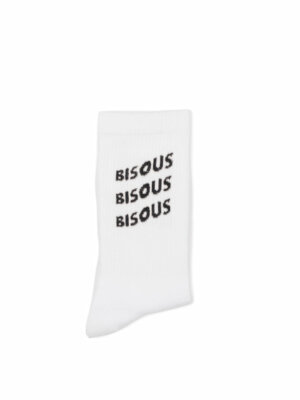 Socks Sonics White/Black - Bisous