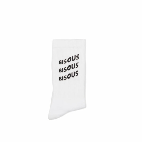 Socks Sonics White/Black - Bisous