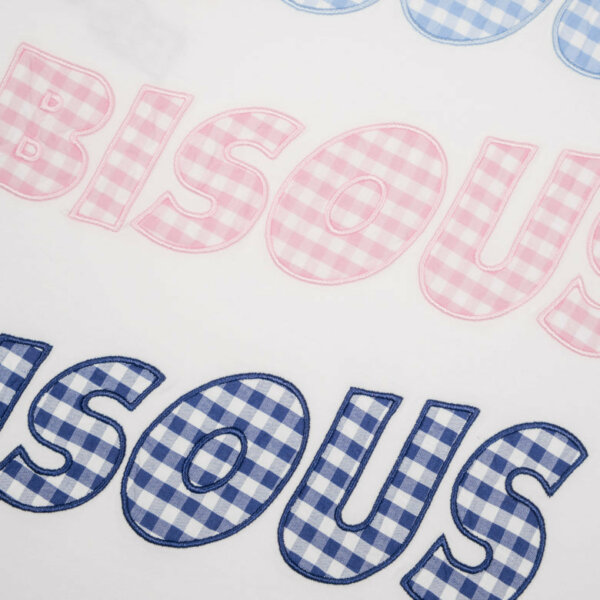 T-shirt Sonics Vichy White - Bisous – Image 2