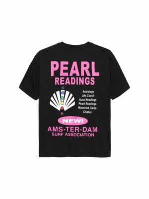 Pearl Readings Tee Black - New Amsterdam Surf Association