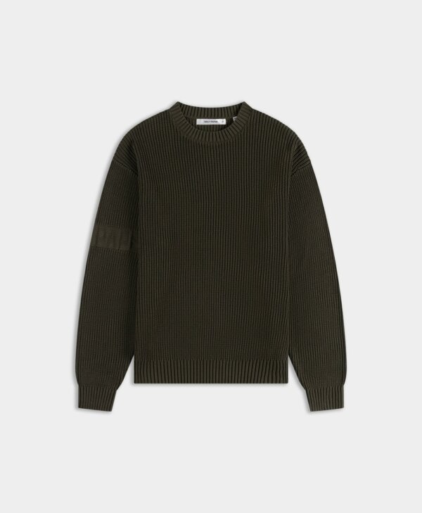 Rosin Green Band Knit Sweater - Daily Paper