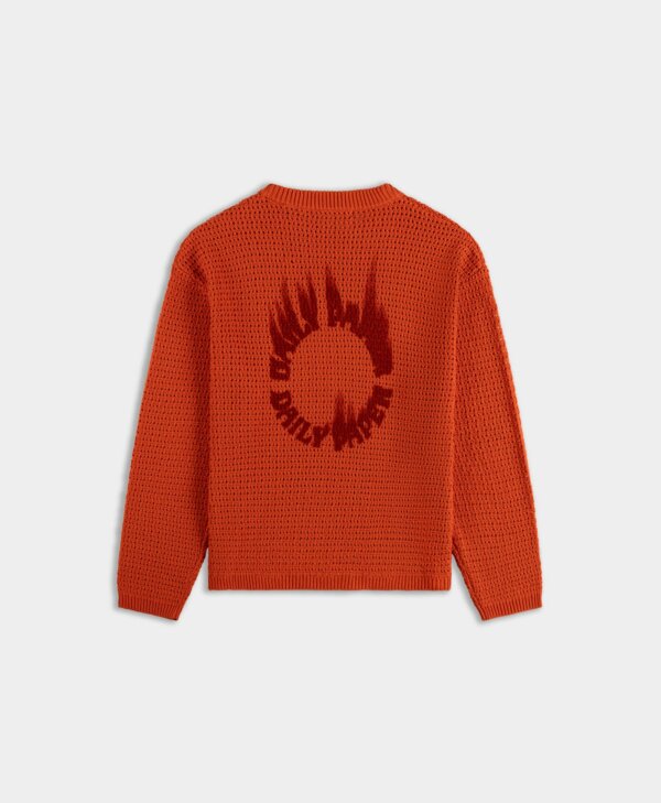 Red Clay Crochet Ls Shirt - Daily Paper