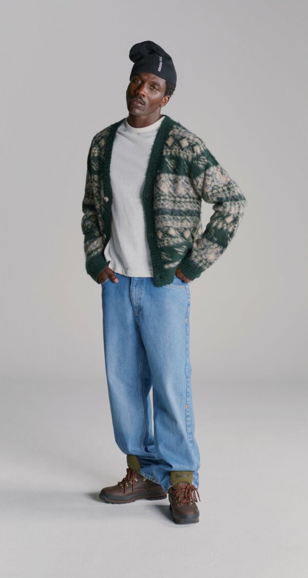 Multi Colored Pattern Check Cardigan - Daily Paper – Image 3