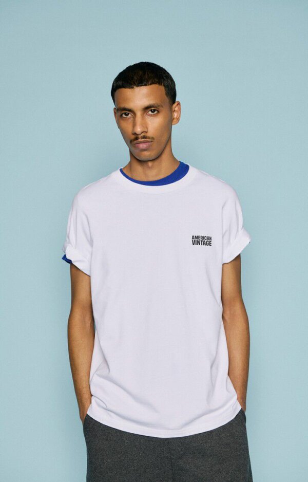 T-Shirt Fizvalley Blanc 20 Years - American Vintage – Image 3