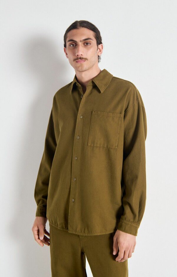 Chemise Lycaz Militaire - American Vintage – Image 3
