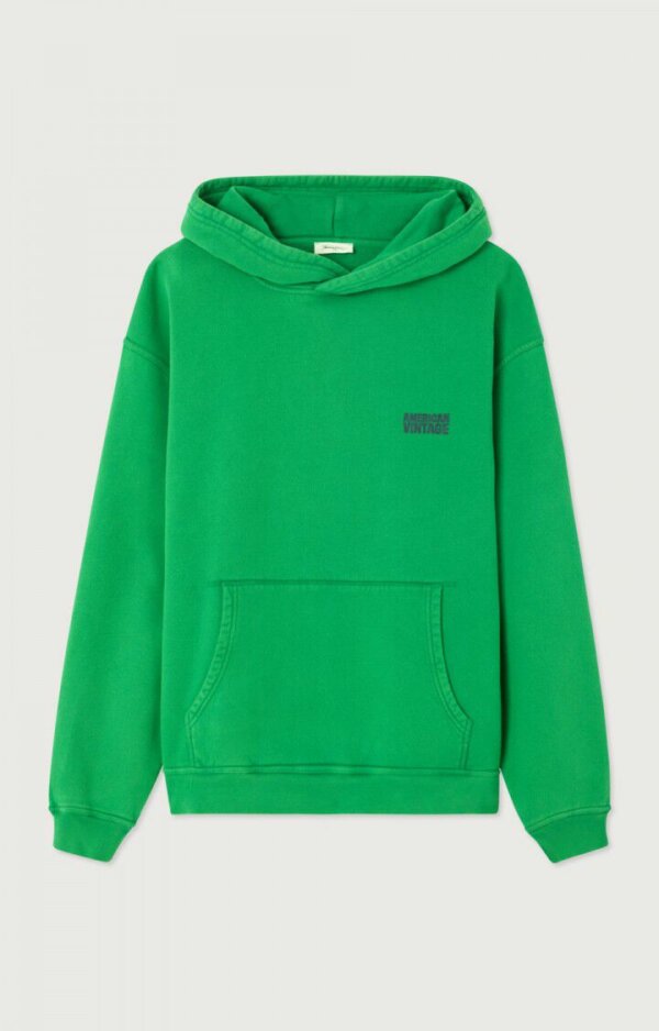 Sweat À Capuche Plizzy Chlorophylle Vintage - American Vintage