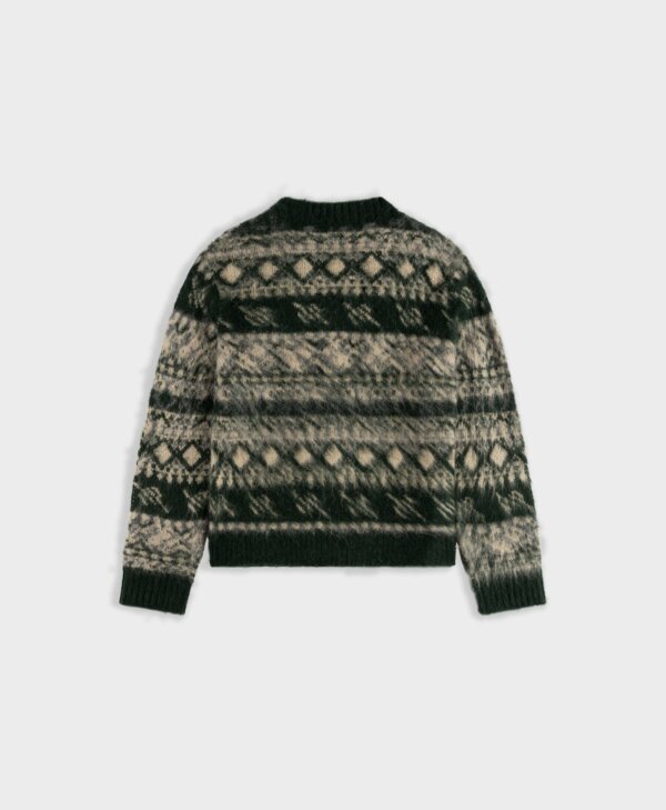 Multi Colored Pattern Check Cardigan - Daily Paper – Image 2