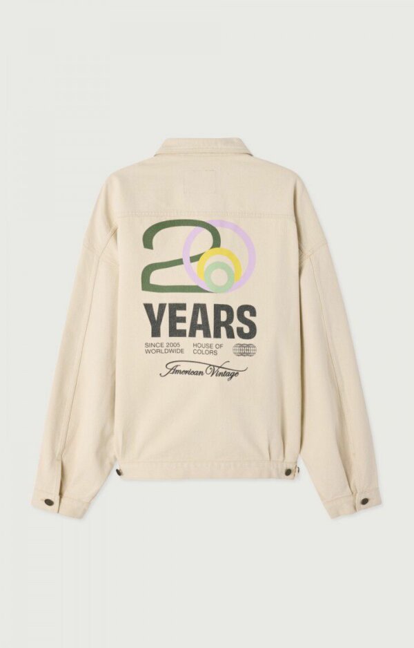 Veste Mixte Snopdog 20 Years Ecru - American Vintage – Image 2