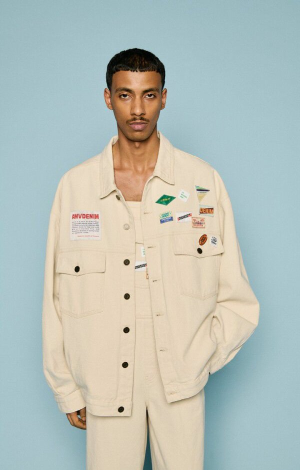 Veste Mixte Snopdog 20 Years Ecru - American Vintage – Image 3