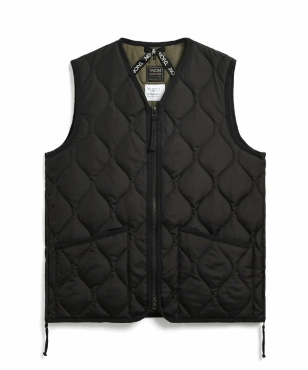 Unisex Military Zip Black - Taion