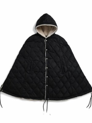 Military Down Cape Black Cream - Taion