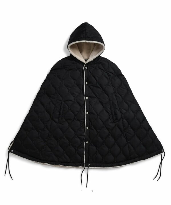 Military Down Cape Black Cream - Taion