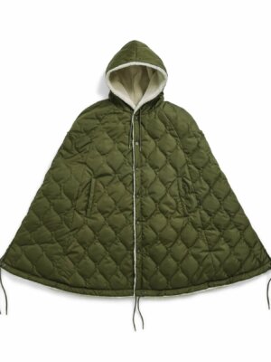 Military Down Cape Olive Cream - Taion