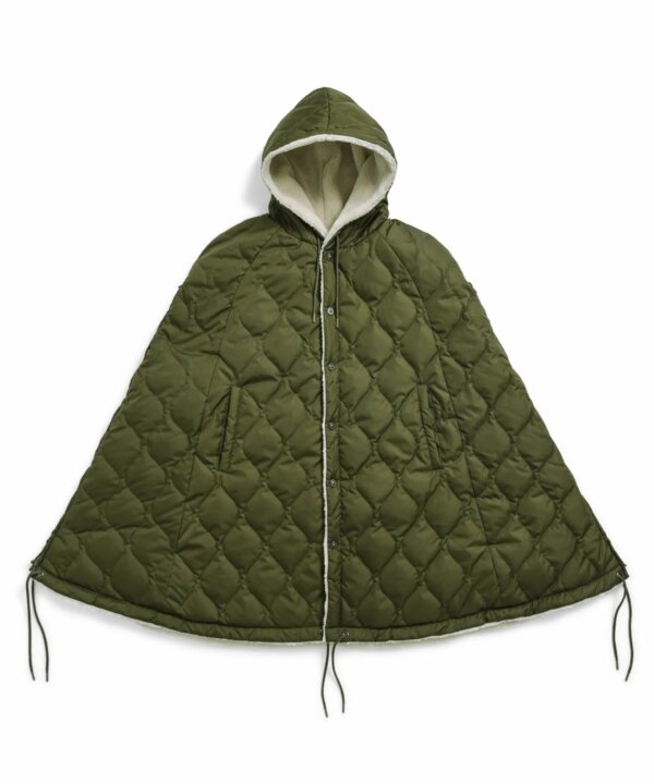 Military Down Cape Olive Cream - Taion