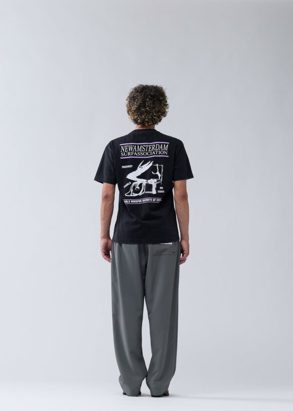 Jewellery Tee Black - New Amsterdam Surf Association – Image 4