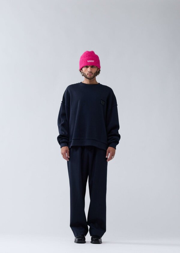 Lace Crewneck Night/Black - New Amsterdam Surf Association – Image 3
