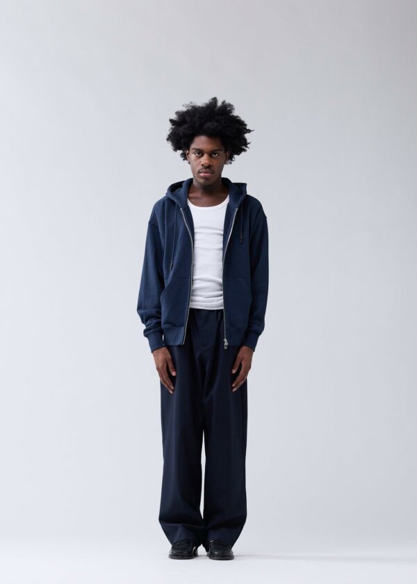 Logo Hoodie Zip-Up Navy/Night - New Amsterdam Surf Association – Image 3