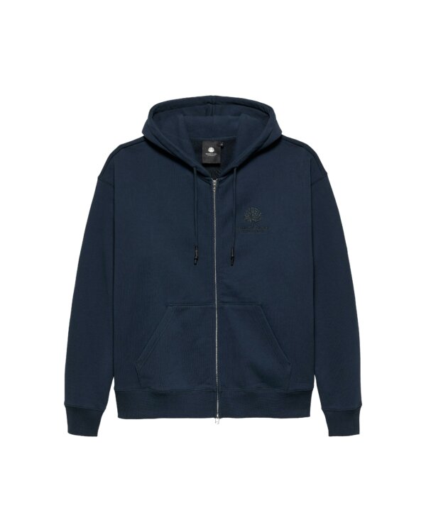 Logo Hoodie Zip-Up Navy/Night - New Amsterdam Surf Association
