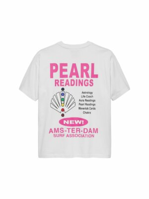 Pearl Readings Tee Washed White - New Amsterdam Surf Association