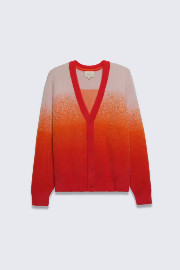 Gilet Mixte Davide Gradient Red Poudre - Gertrude