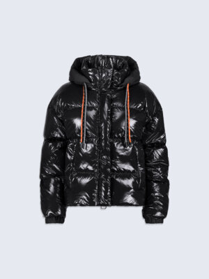 Doudoune Courte Brillante Lili Bright Noir - Gertrude