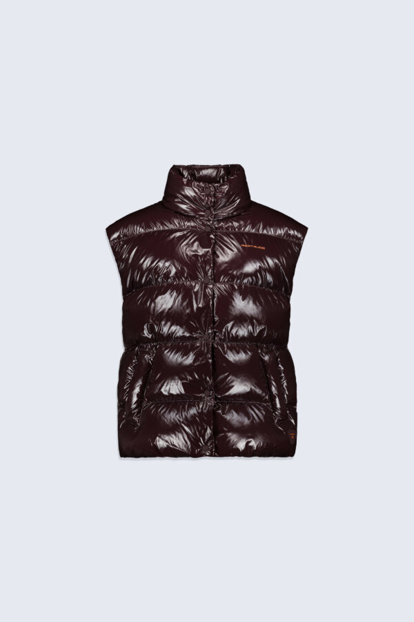 Doudoune Femme Oversize Mara Bright Burgundy - Gertrude