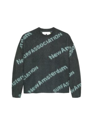 Jacquard Knit Shark Green/Teal - New Amsterdam Surf Association