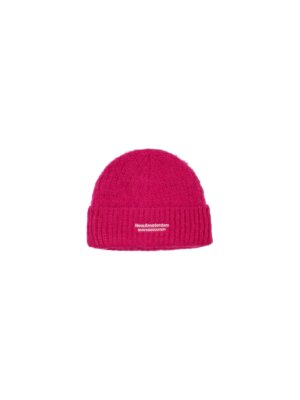 Fuzzy Logo Beanie Magenta - New Amsterdam Surf Association