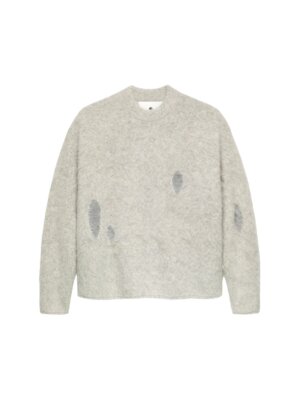 Alpaca Blend Crewneck Grey - New Amsterdam Surf Association