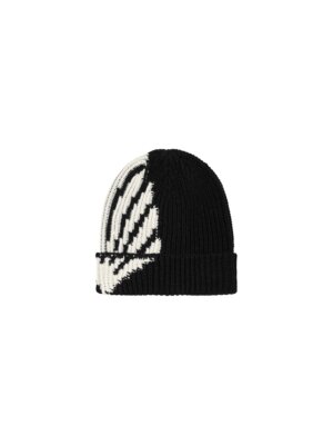 Oyster Beanie Black/Ecru - New Amsterdam Surf Association