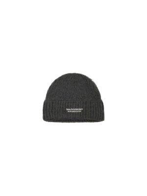 Fuzzy Logo Beanie Black - New Amsterdam Surf Association