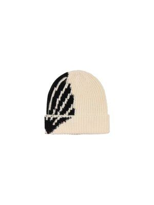 Oyster Beanie Ecru/Black - New Amsterdam Surf Association